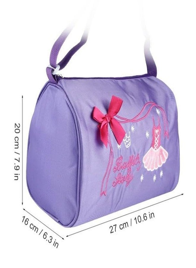 Flexifit Ballet Handbag, Sequined Ballerina Bag Ballet Bag, Kids for Girls Storing Small Item Child Ballerina (Purple1) - Image 4