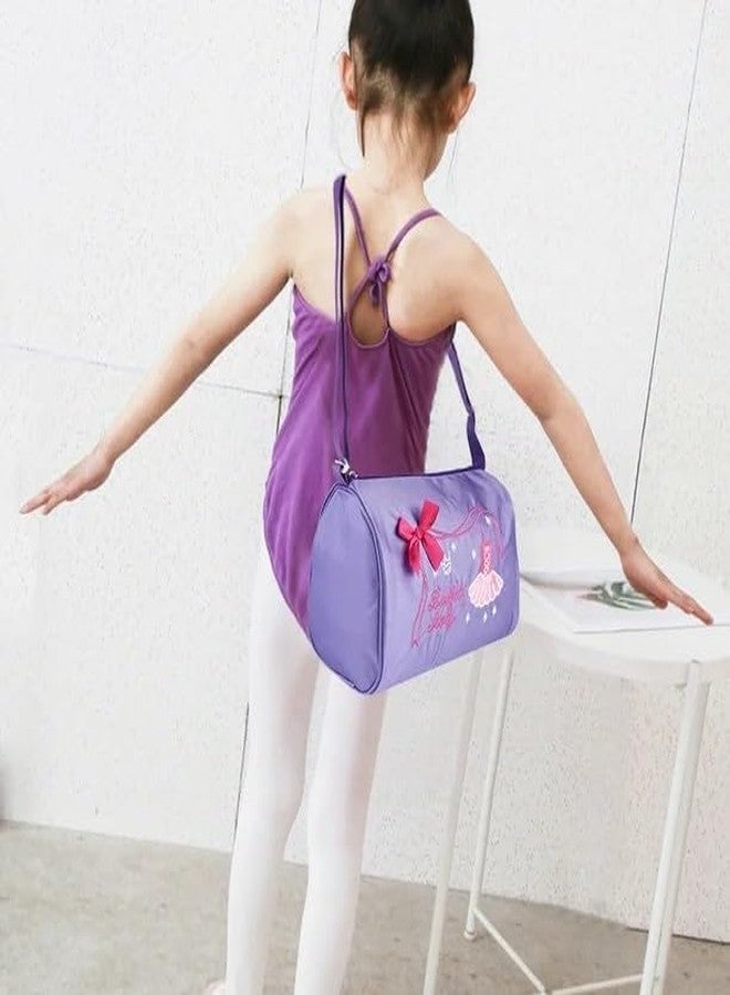 Flexifit Ballet Handbag, Sequined Ballerina Bag Ballet Bag, Kids for Girls Storing Small Item Child Ballerina (Purple1) - Image 5