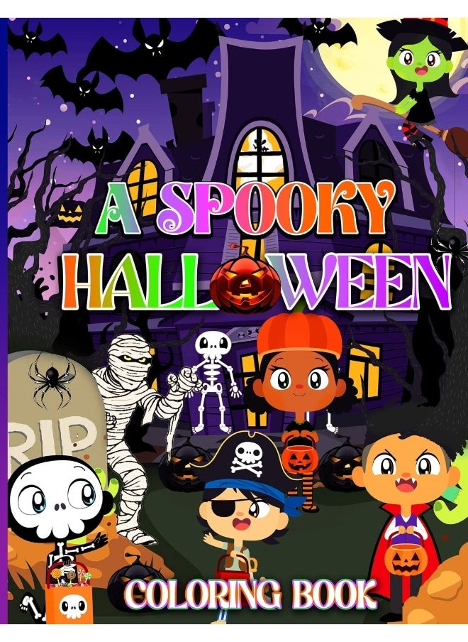 A Spooky Halloween Coloring Book  - Image 1