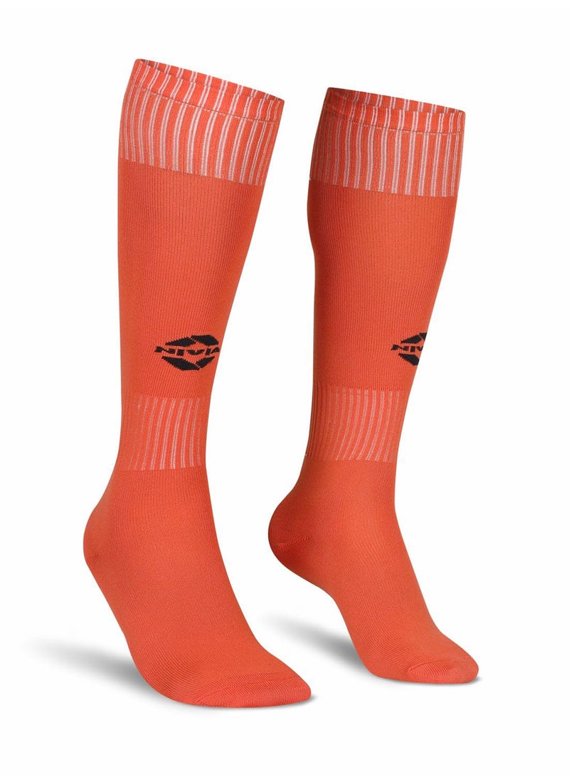Nivia Plain Encounter Football Socks / Stockings | Large | Unisex | Knee Length long Stockings | For Football Soccer & other Sports  - Image 1