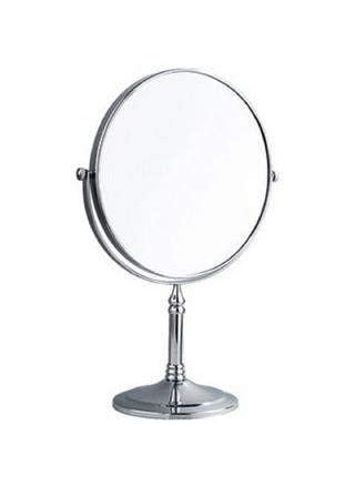Wrixty Makeup Mirror for Women 360 Rotating Double Sided Tabletop Cosmetic Mirror Bathroom Shaving Mirror with Stand  - Image 1