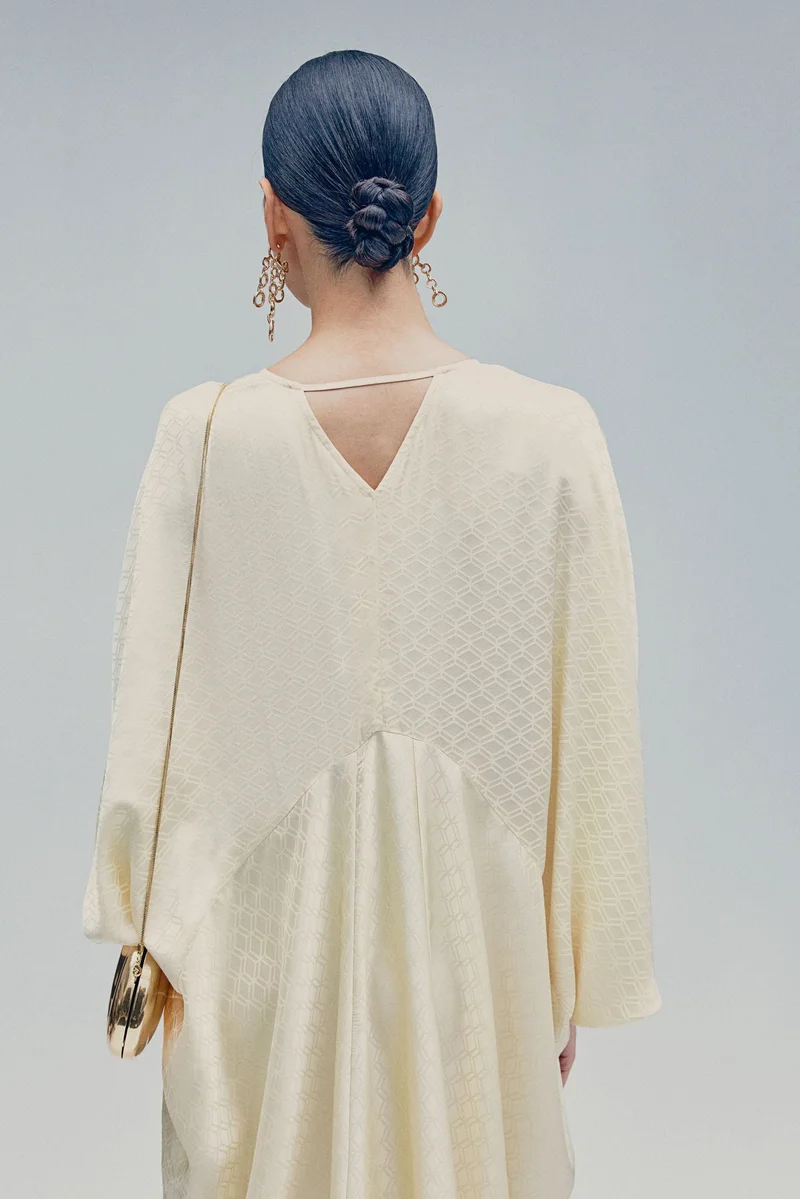 H&M Satin Kaftan Dress