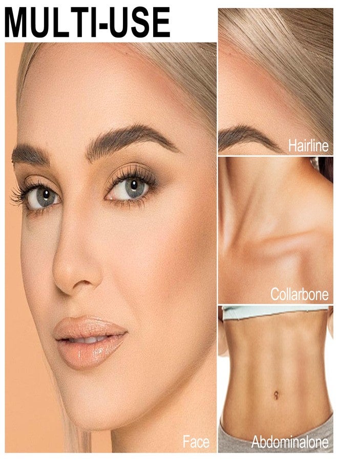 Erinde Cool Toned Contour Stick, Natural Cream Contour Stick, Blendable & Smooth Matte Bronzer Stick, Waterproof & Long Lasting Face Shaping Contouring Makeup, Travel Size, 01 Gray Brown - Image 5