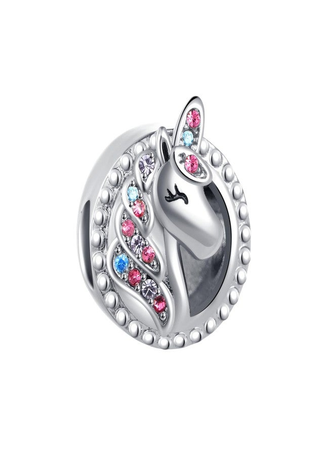 SBI Jewelry Birthday Amazing Unicorn Charm Compatible with Pandora Bracelets for Women Lucky Charm Birthstone Jewelry for Women - Image 3
