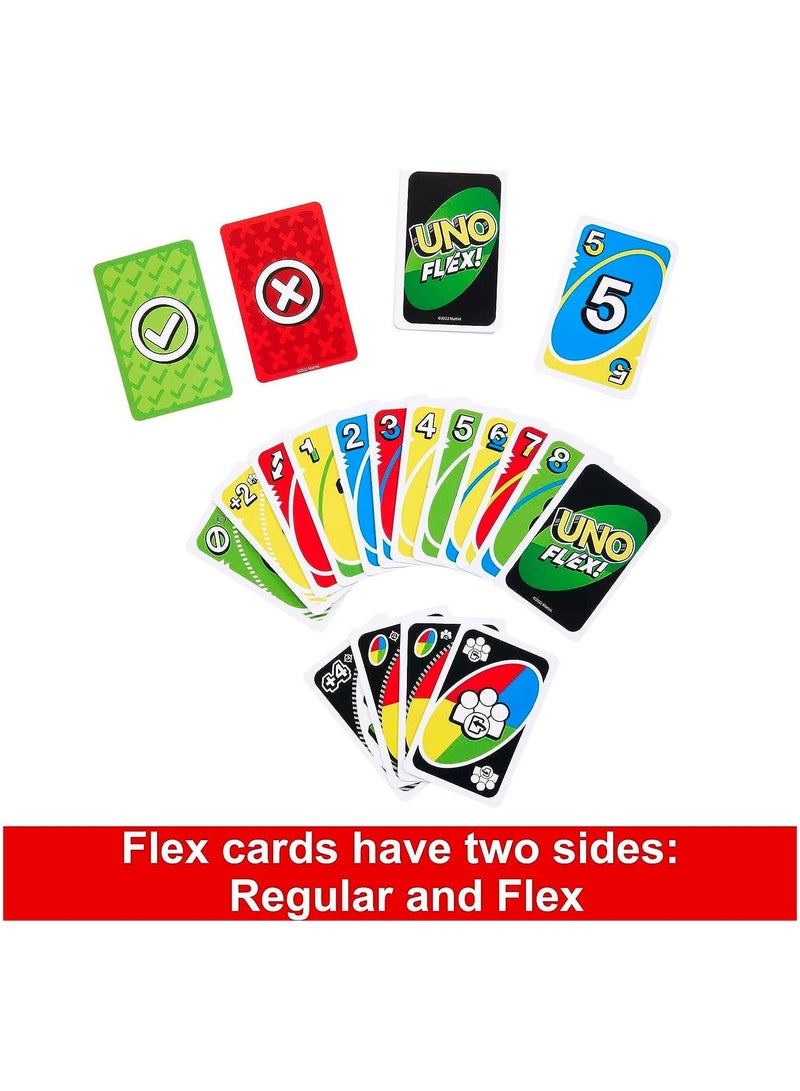 ماتيل جيمز لعبة بطاقة UNO Flex للأطفال بعمر 3 سنوات فما فوق - Image 3