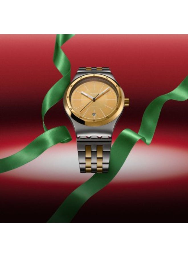 Swatch ساعة سواتش جولدكلوك ميكانيزم YIS437G للجنسين - Image 3