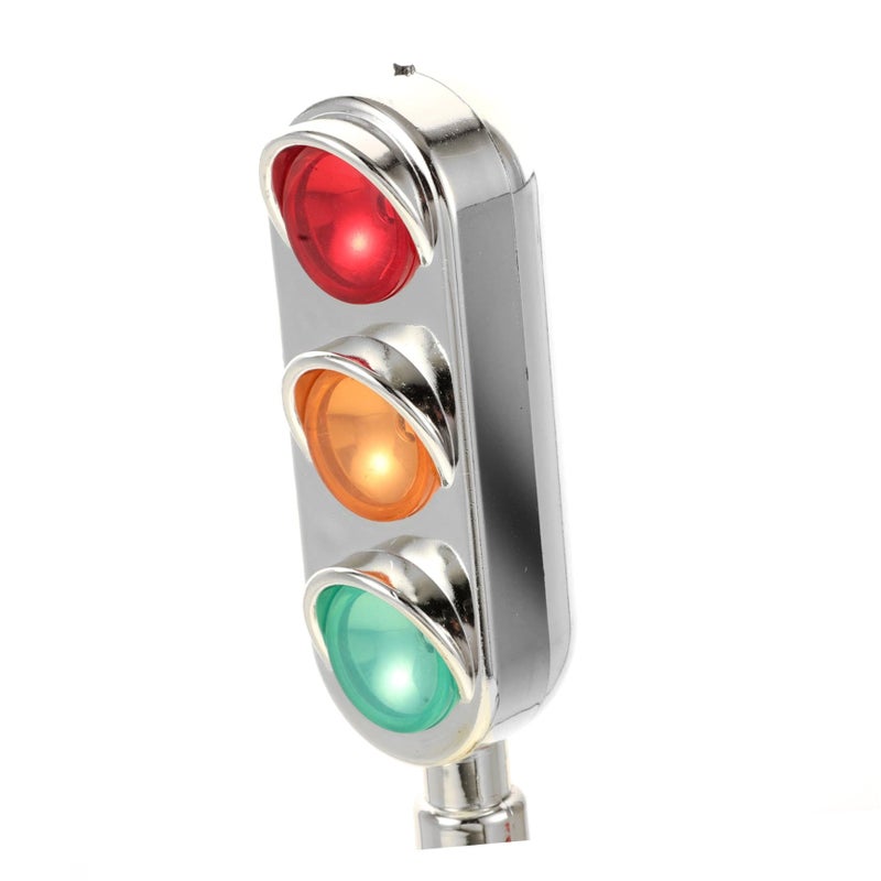 Multicolor Mini Traffic Light LED Color Changing Signal Lamp For Car Interior Table Home Office Decor 11 5X11 5X3 5CM - Image 5