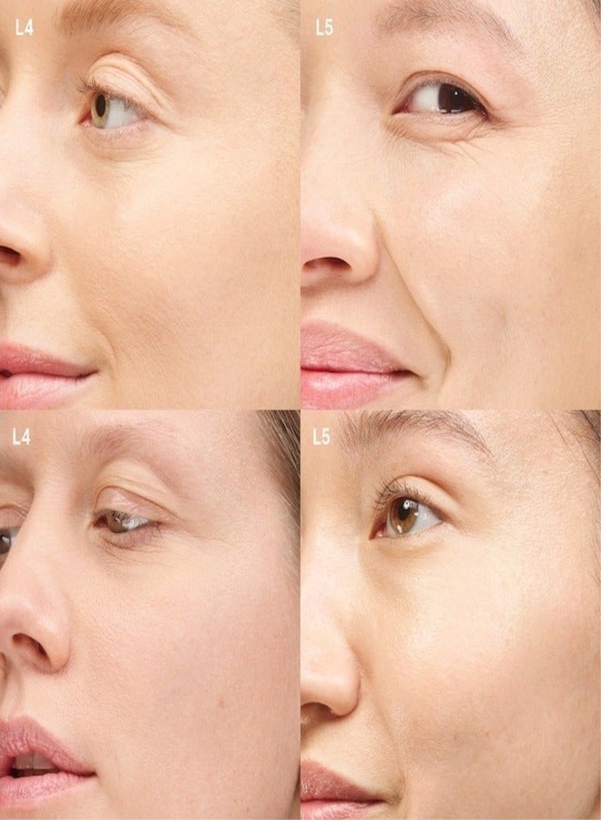 جلوسير كريم أساس سائل لامع - تغطية قابلة للبناء، فاتح 5 - درجة أساسية صفراء 30 مل - Image 5