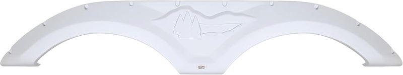 ICON 12072 Tandem Axle Fender Skirt FS2072 for Forest River Wildcat - Polar White - Image 1