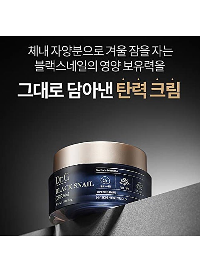 Dr. G [New Package] Black Snail Cream 50ml, 3EA (50ml x 3) - Image 3