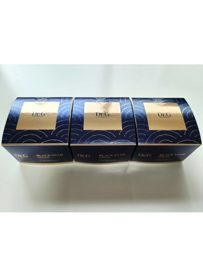Dr. G [New Package] Black Snail Cream 50ml, 3EA (50ml x 3) - Image 1