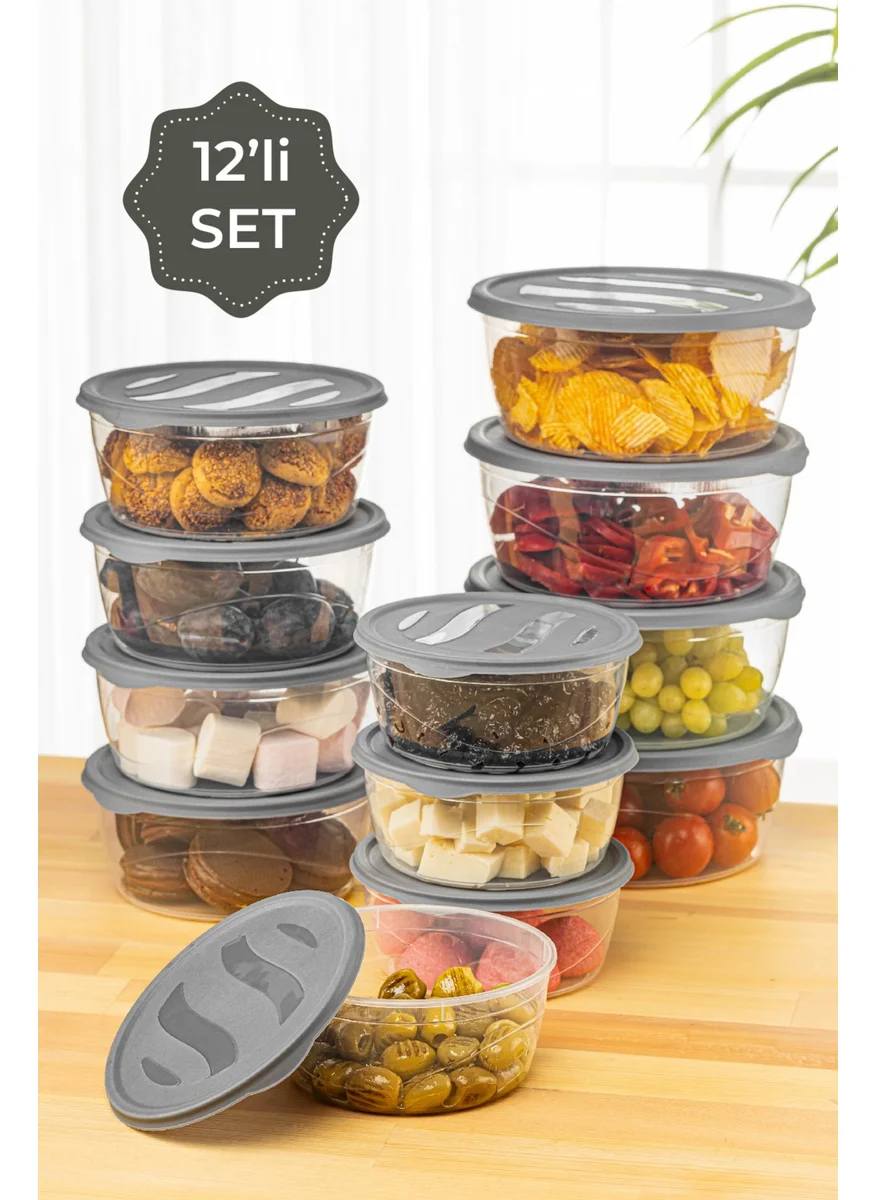 Vienev 12 LI 3 Size Bono Round Storage Box Set