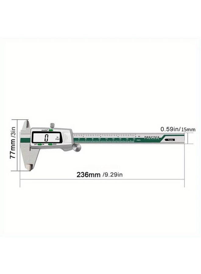 High Precision 150mm Digital Caliper Electronic Vernier With LCD Display 1pc - Image 3