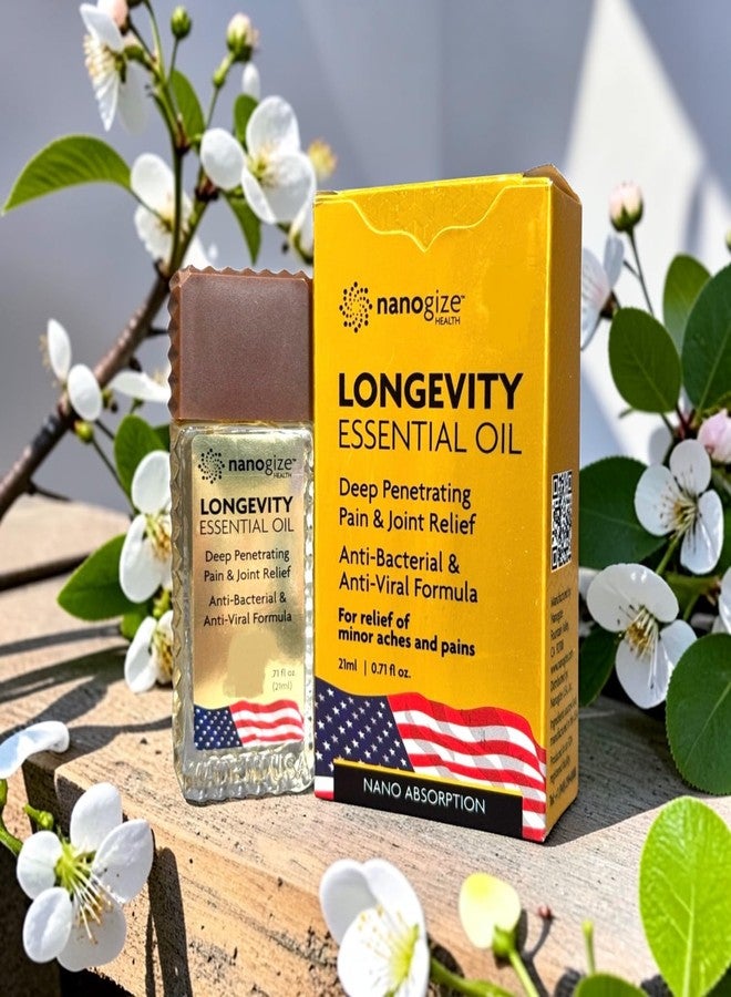 Longevity Nanogize Essential Oil - Dau Vang LAN Cong Nghe Nano - 21 mL per Bottle - Made in USA (2 Packs) - Image 3