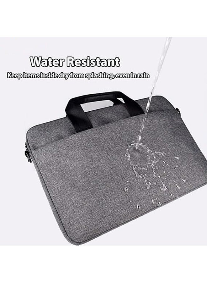 Arabest Laptop Bag for Men & Women - (14 Inch) Slim Shoulder Messenger Bag with Foam Padding, Front Pocket & Adjustable Strap - Stylish Lightweight Travel Laptop Cover Fits HP Dell Lenovo & MacBook - Image 4