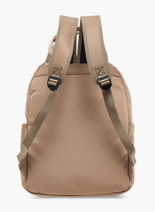 Lee Cooper Solid School Backpack with Adjustable Straps and Zip Closure - 30x14x40 cm - Image 4