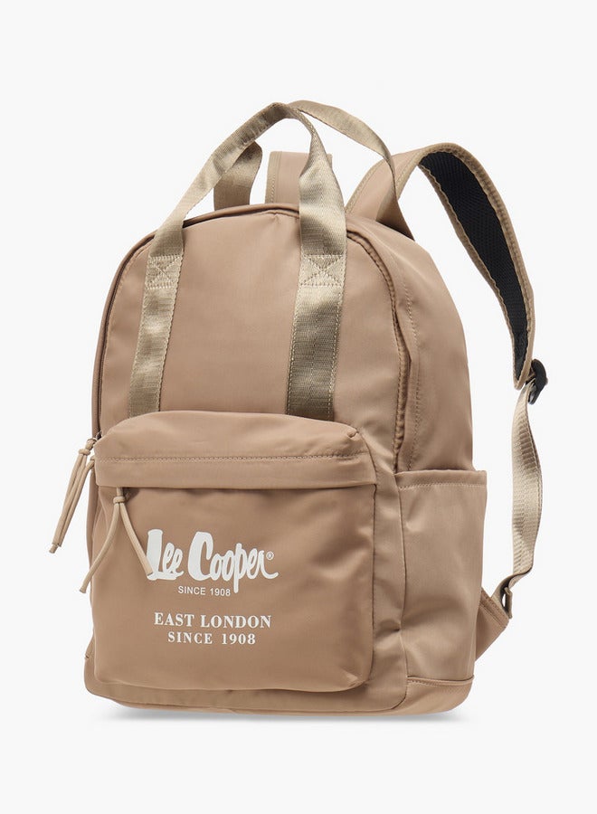 Lee Cooper Solid School Backpack with Adjustable Straps and Zip Closure - 30x14x40 cm - Image 2