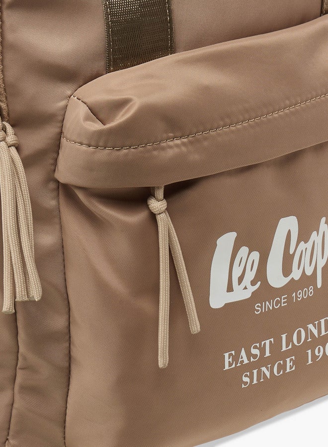 Lee Cooper Solid School Backpack with Adjustable Straps and Zip Closure - 30x14x40 cm - Image 5