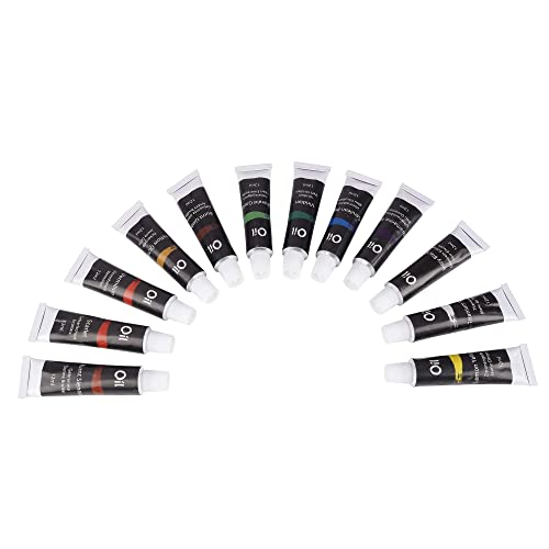 worison Oil Color Box - 12ml Tubes, 12 Shades, Multicolour - Image 5