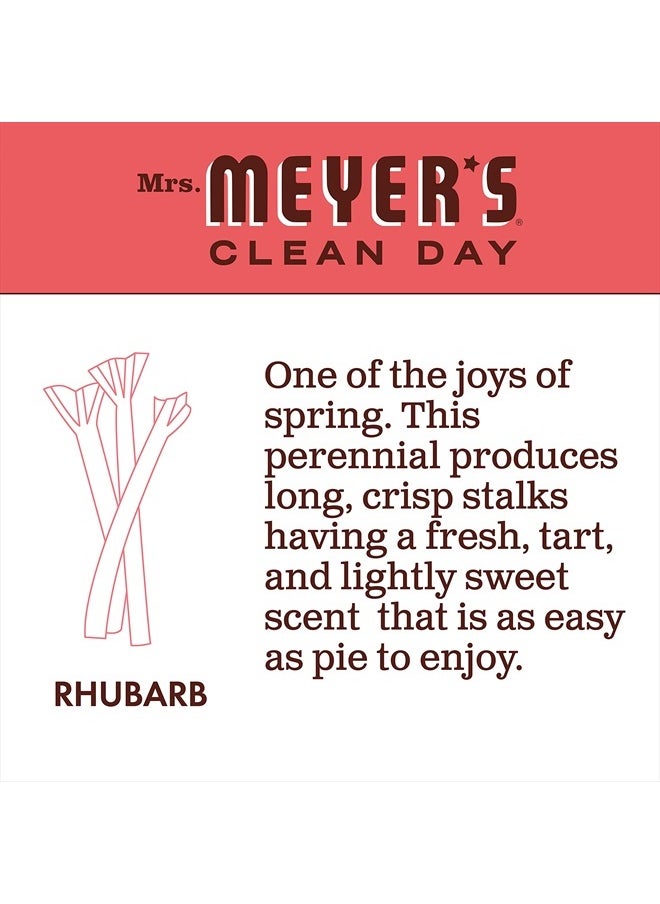 Mrs. Meyer's Clean Day Hand Soap, Made with Essential Oils, Biodegradable Formula, Rhubarb, 12.5 fl. oz  - Image 3