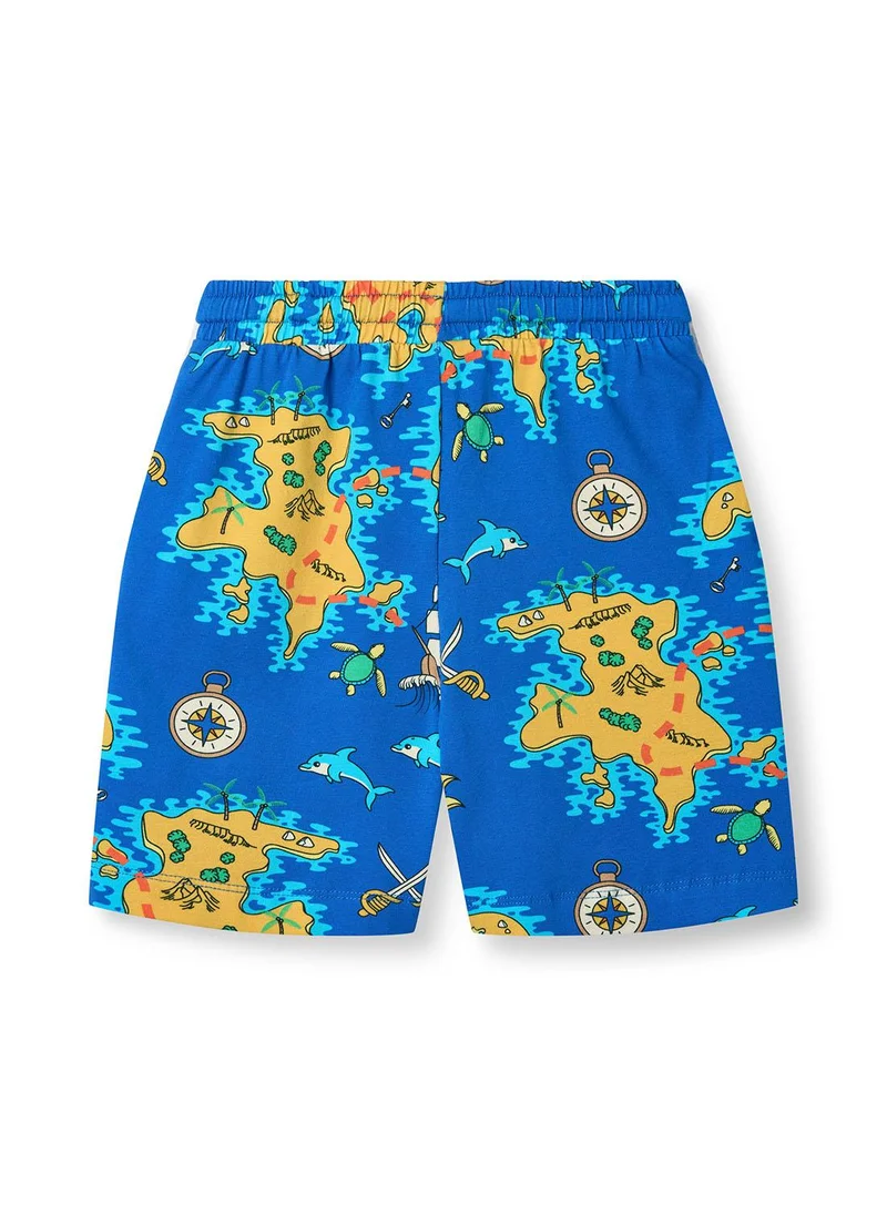 سموفولك Shorts with pirate map