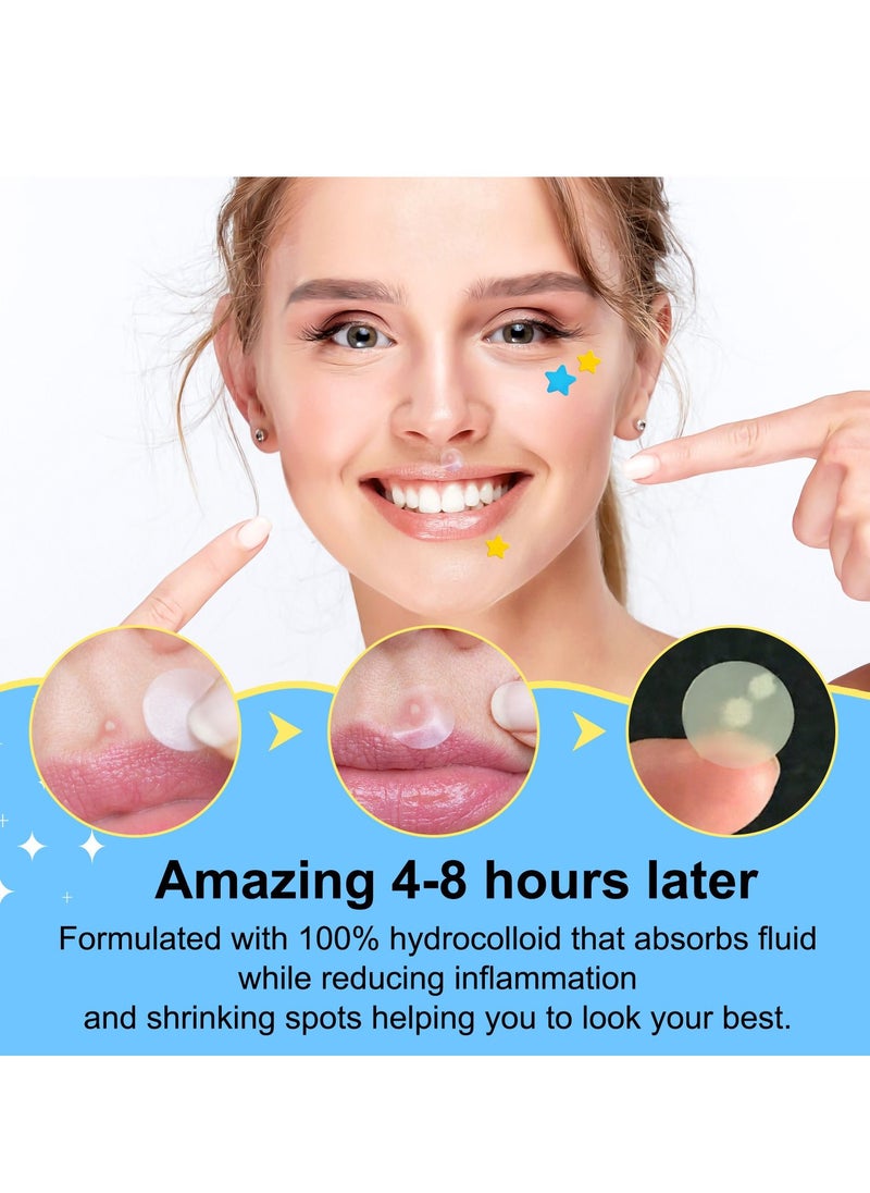 Elaimei - Color Stars Of Acne Patch Tea Tree Acne Patch Water Colloid Net Acne Patch - Image 1
