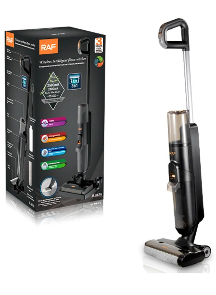 آر إيه أف جهاز تنظيف الأرضيات الذكي اللاسلكي، جهاز شفط قوي، جهاز تنظيف دوار متعدد الوظائف، مكنسة كهربائية، 150 وات، 2500 مللي أمبير - R.8676 - Image 1