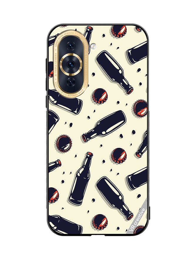 VR CREATIVE Protective Case Cover For Huawei Nova 10 Wine Bottles Design  Multicolour - Image 1