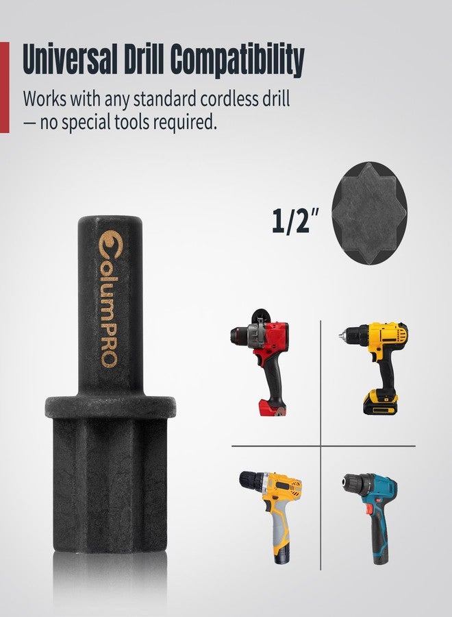 ColumPRO Sailing Cordless Drill and Winch Adapter, Convert to Powered Winch (1) - Image 5