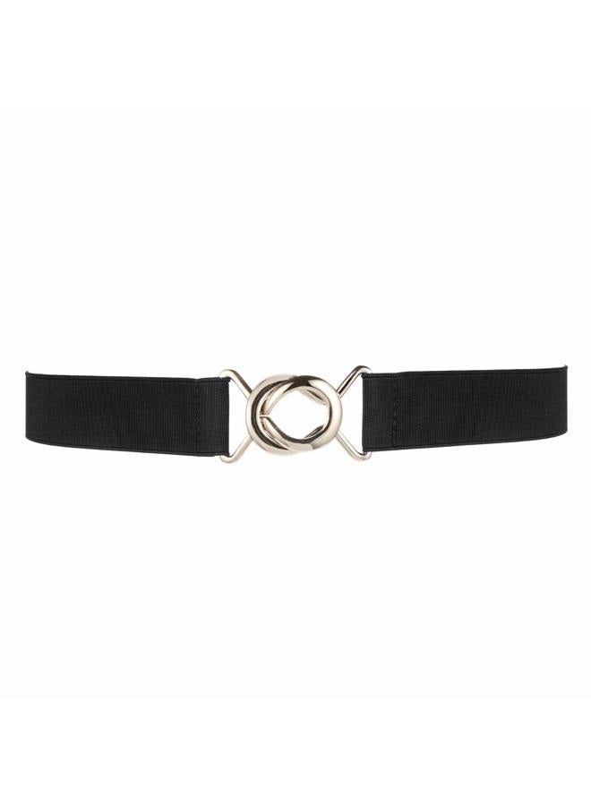 Syuer Women Stretchy Skinny Waist Belt Simple Style Elastic Belt for Jeans Dresses, Black, XXL-XXXL (35”-45”) - Image 5