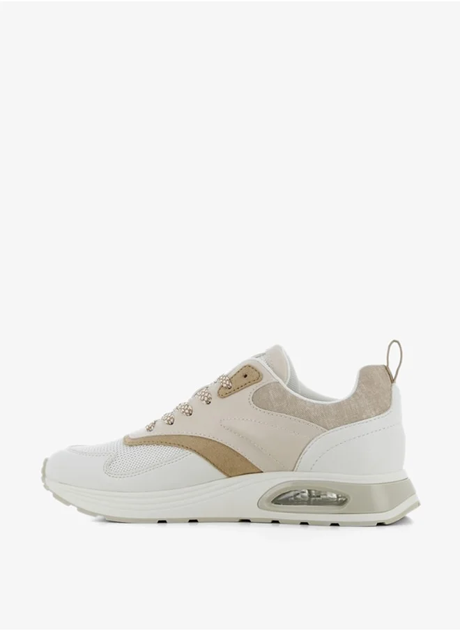 SJ Women's Colourblock Lace-Up Sports Shoes