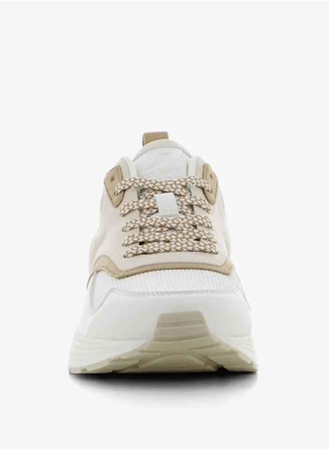 SJ Women's Colourblock Lace-Up Sports Shoes