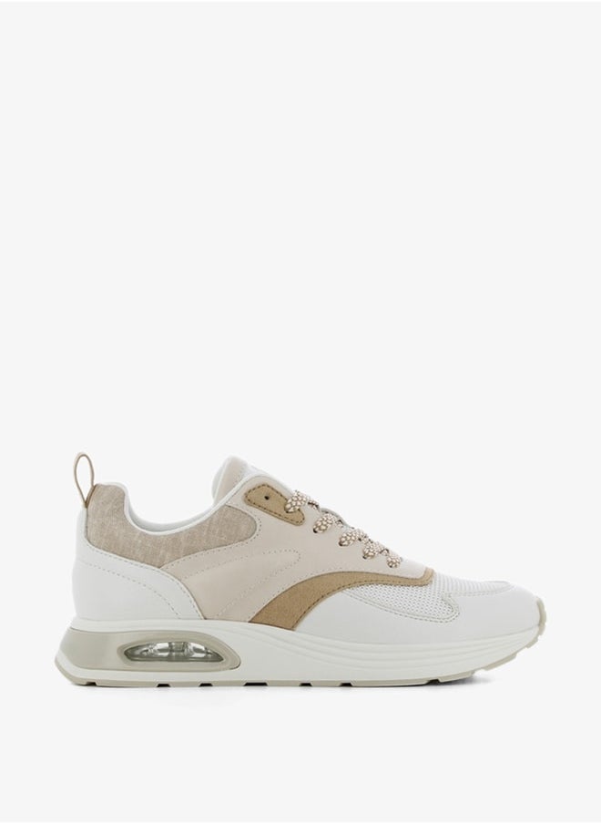 SJ Women's Colourblock Lace-Up Sports Shoes  - Image 2