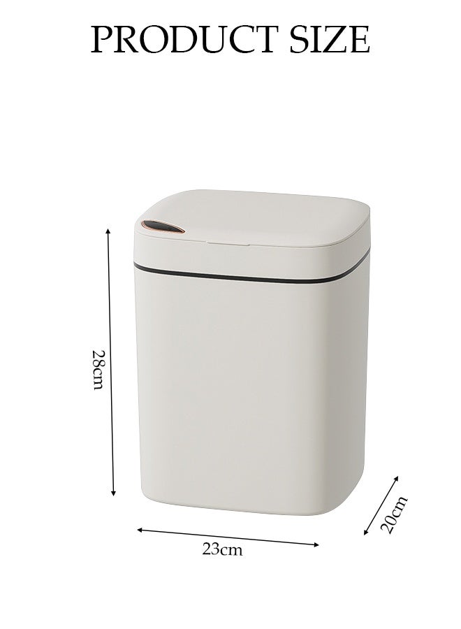DUNISO Touchless Trash Can with Three modes，12L Automatic Motion Sensor Rubbish Can with Lid，Intelligent  Can for Bathroom,Bedroom,Kitchen,Office,Living Room,Toilet - Image 2