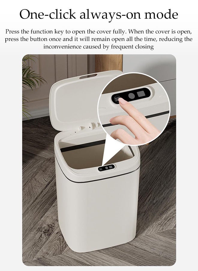 DUNISO Touchless Trash Can with Three modes，12L Automatic Motion Sensor Rubbish Can with Lid，Intelligent  Can for Bathroom,Bedroom,Kitchen,Office,Living Room,Toilet - Image 5