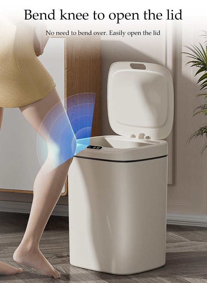 DUNISO Touchless Trash Can with Three modes，12L Automatic Motion Sensor Rubbish Can with Lid，Intelligent  Can for Bathroom,Bedroom,Kitchen,Office,Living Room,Toilet - Image 4
