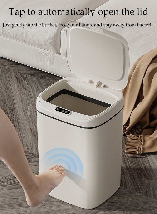 DUNISO Touchless Trash Can with Three modes，12L Automatic Motion Sensor Rubbish Can with Lid，Intelligent  Can for Bathroom,Bedroom,Kitchen,Office,Living Room,Toilet - Image 3