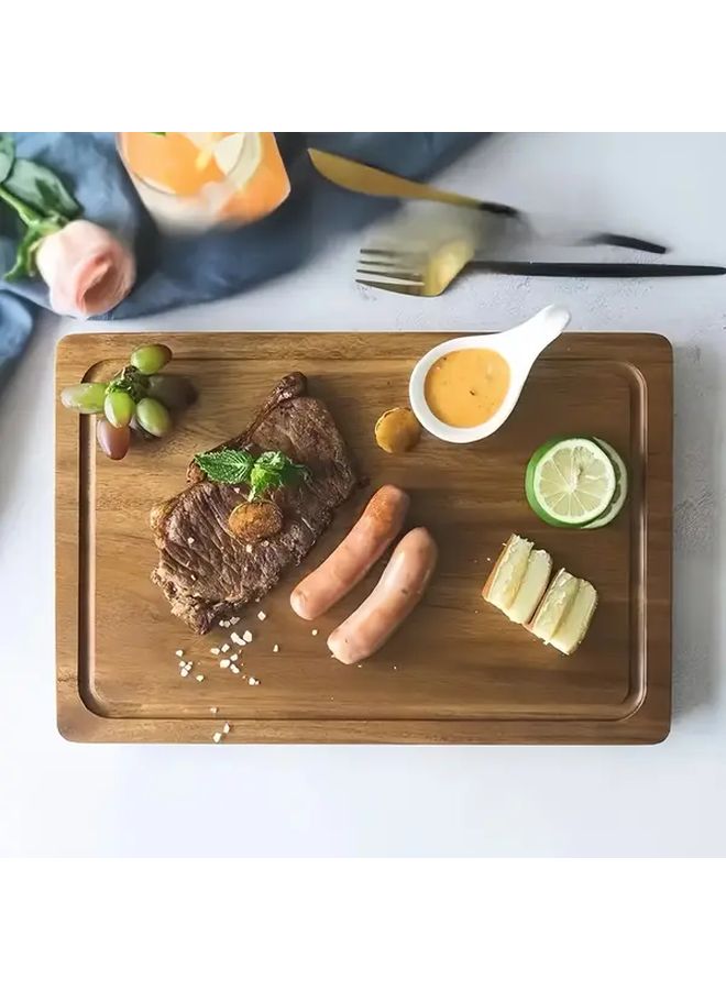 Extra Large Breakfast Tray Serving Platter Cutting Board For Outdoor Kitchenware All Occasions - Image 5