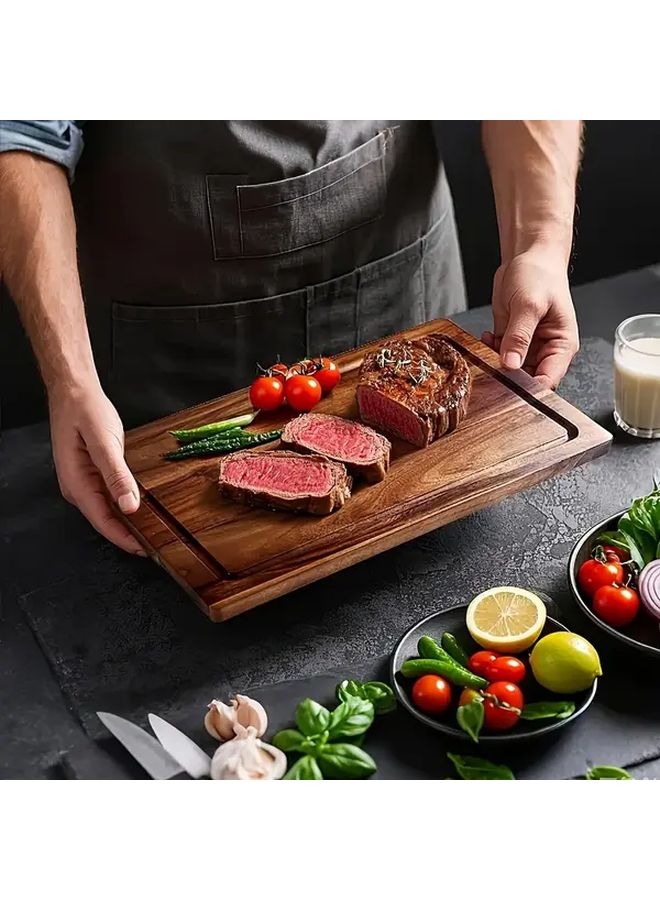 Extra Large Breakfast Tray Serving Platter Cutting Board For Outdoor Kitchenware All Occasions - Image 1