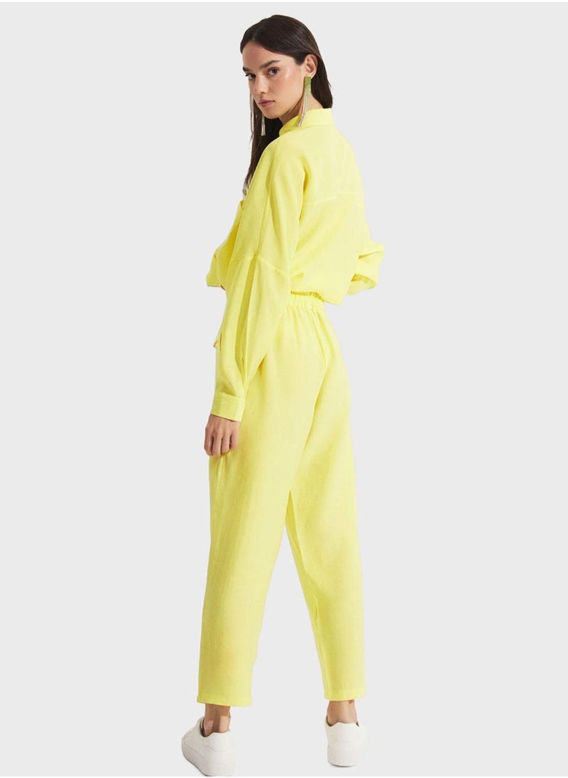 جون بنطلون بخصر مرتفع - Image 2