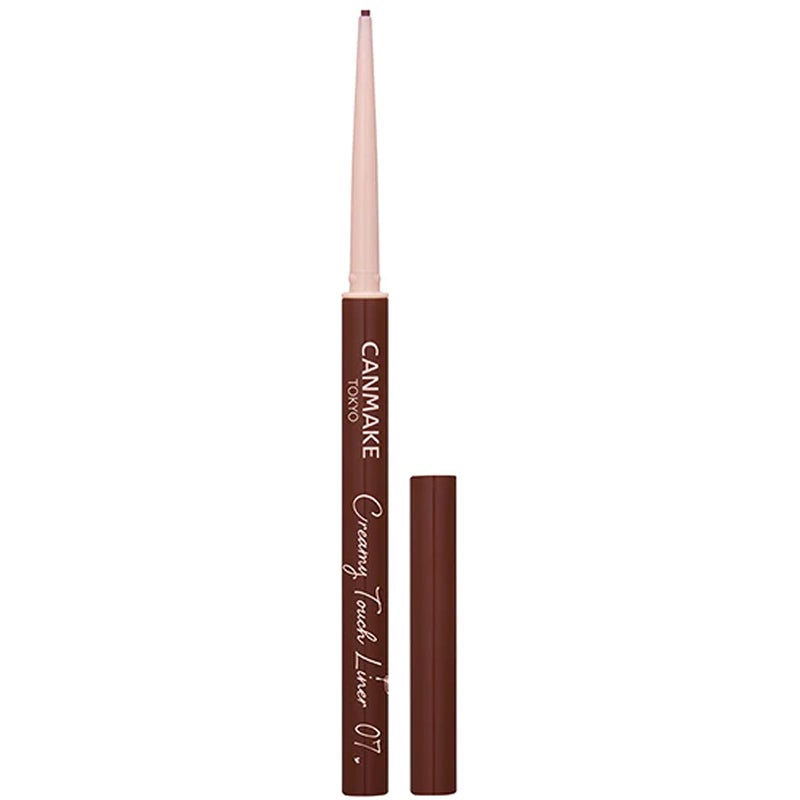 CANMAKE Creamy Touch Liner 1.5mm Slim Eyeliner (0.09 g) (07 Azuki Brown) - Image 1