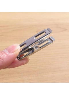 Oasisgalore 40Pcs Stainless Steel Clothes Clips Metal Laundry Pegs Towel Sock Clothespins Food Sealing Photos Hanger  - Image 3