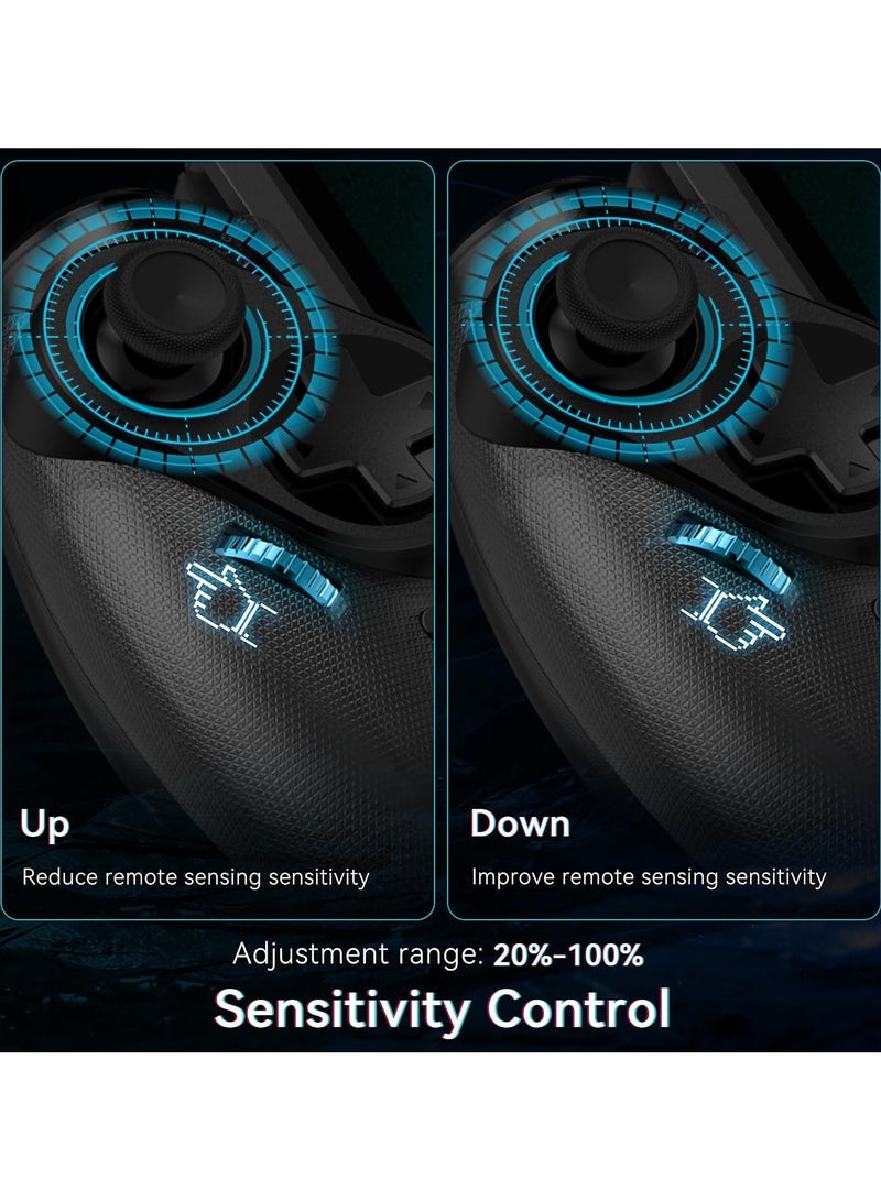 Compatible LED Joycon Controller for Nintendo Switch OLED Handheld Mode with Telescopic Adjustment and Enhanced Grip - Image 5