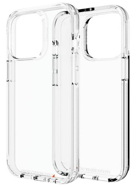 Clear Protective Case Cover with 13 Anti-Hurricane Anti-Fall Anti-Scratch Grip Cracked Clear  Holder Stand