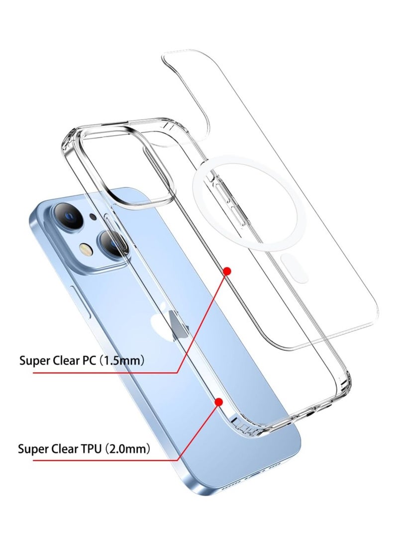 Clear Protective Case Cover with 13 Anti-Hurricane Anti-Fall Anti-Scratch Grip Cracked Clear  Holder Stand