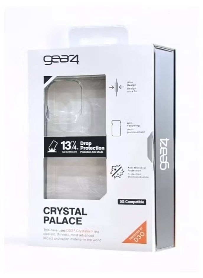 Clear Protective Case Cover with 13 Anti-Hurricane Anti-Fall Anti-Scratch Grip Cracked Clear  Holder Stand