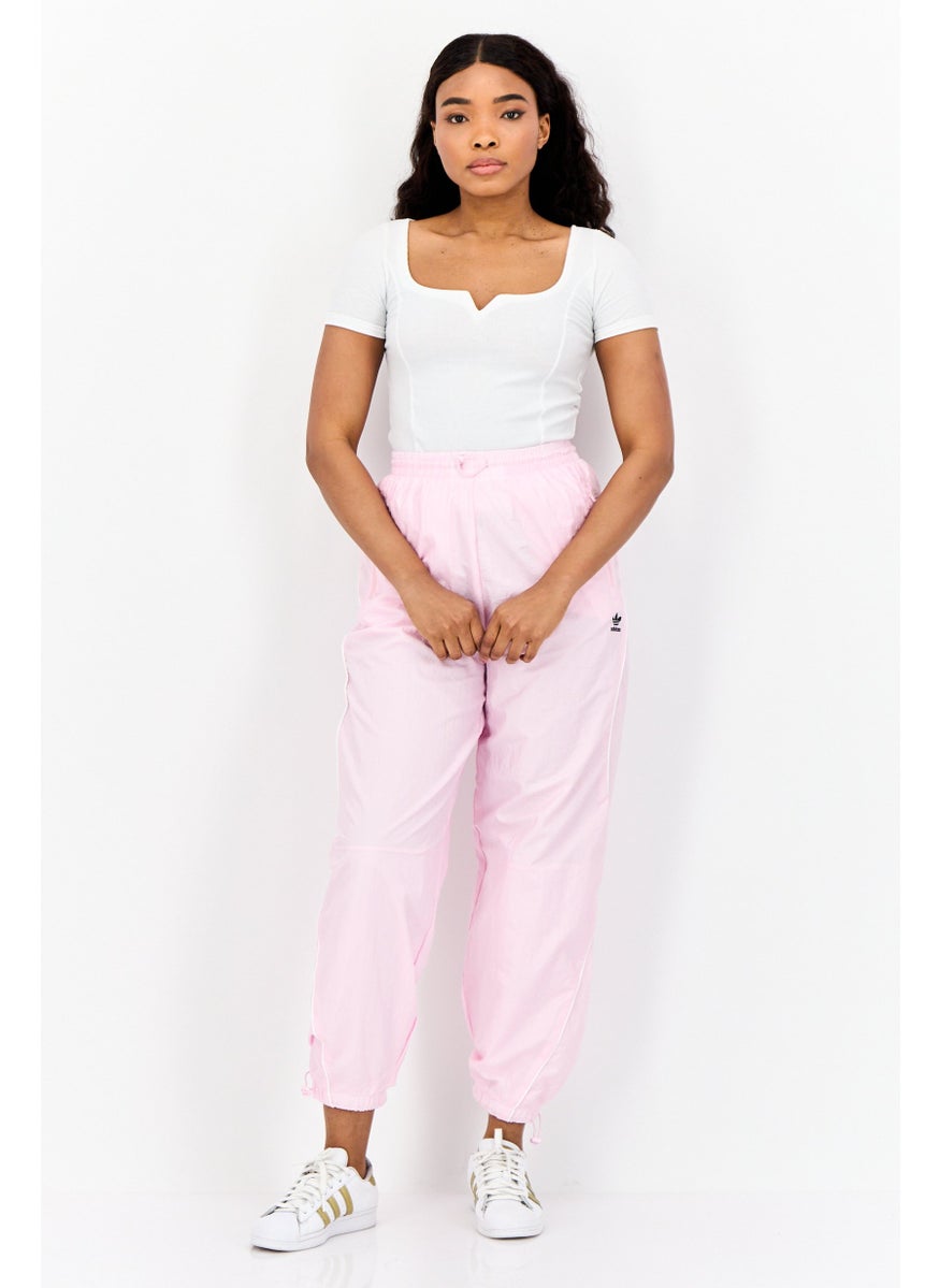 Adidas Women Sportswear Fit Brand Logo Training Track Pants, Pink  - Image 2