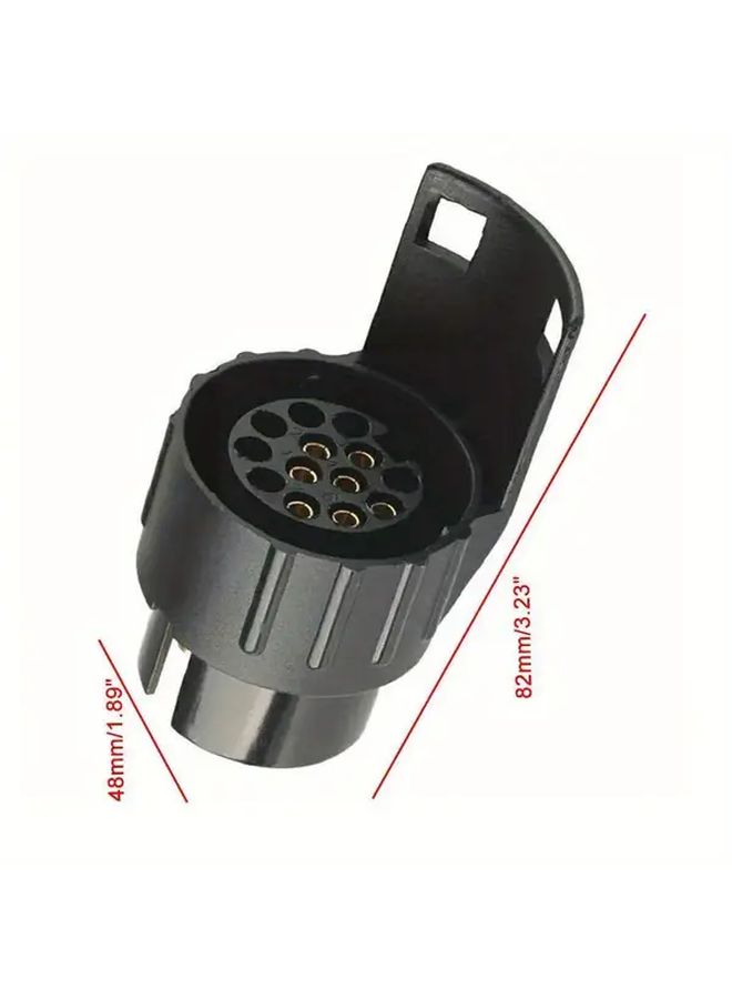 Heavy Duty 7 Pin To 13 Pin Trailer Adapter Durable RV Harness For Australian American Vehicles - Image 2