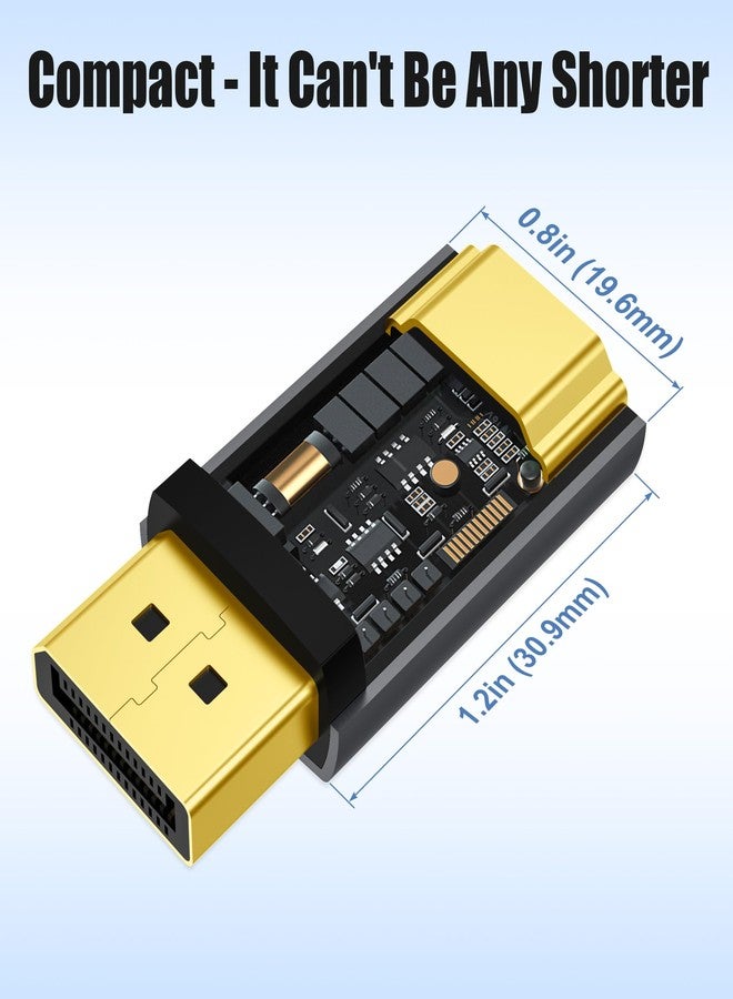 AGVEE 1 Pack Display Port to HDMI 4K@30HZ Adapter, Alloy Shell DP Displayport PC to HDMI Display Coulper Converter, Backward Compatibile with 2K@60HZ 1080P@120HZ Full HDTV, Uni-Directional, Gray - Image 5