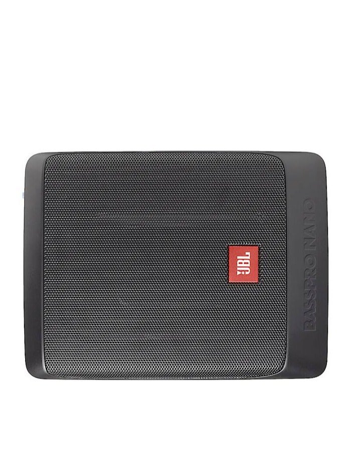JBL Basspro Nano 100W Rms Ultra Compact Under Seat Powered Subwoofer With Bass Volume Remote Control Rugged All Die-Cast Aluminum Enclosure Design  - Image 5
